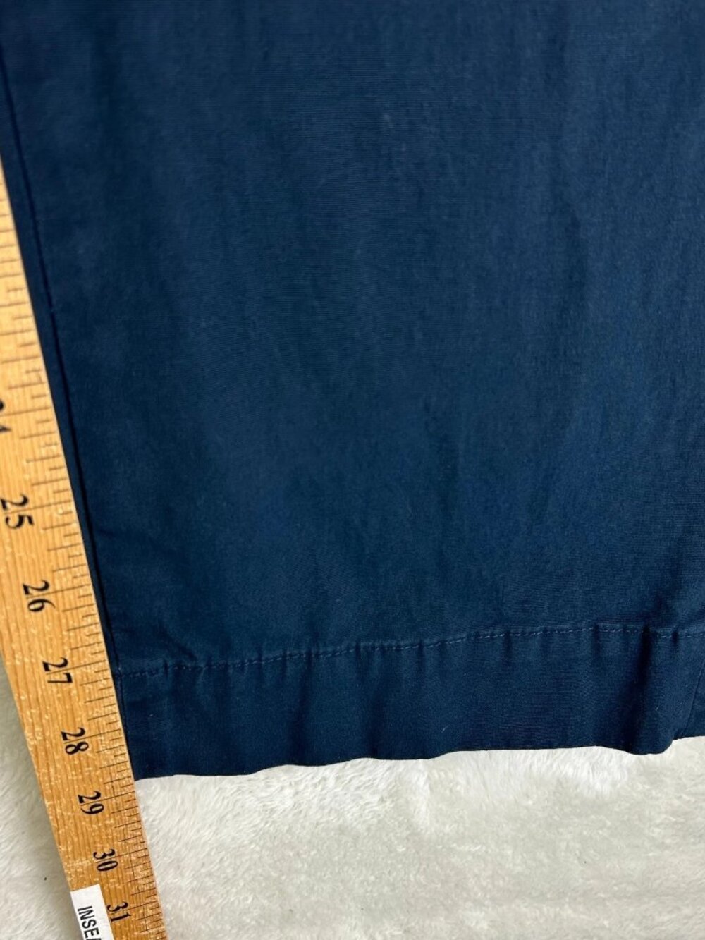 Brooks Brothers Chino Pants Mens 38x30 Blue‎ Stretch Straight Flat Front Formal - Picture 10 of 14